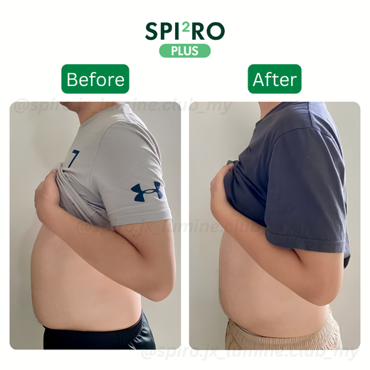 Customer before and after