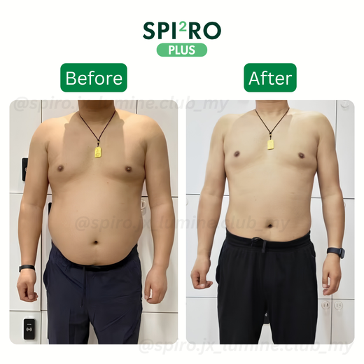 Customer before and after