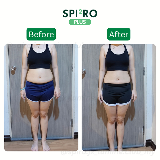 Customer before and after