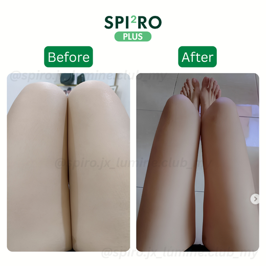 Customer before and after