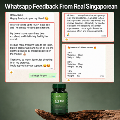 WhatsApp feedback from Singapore customers
